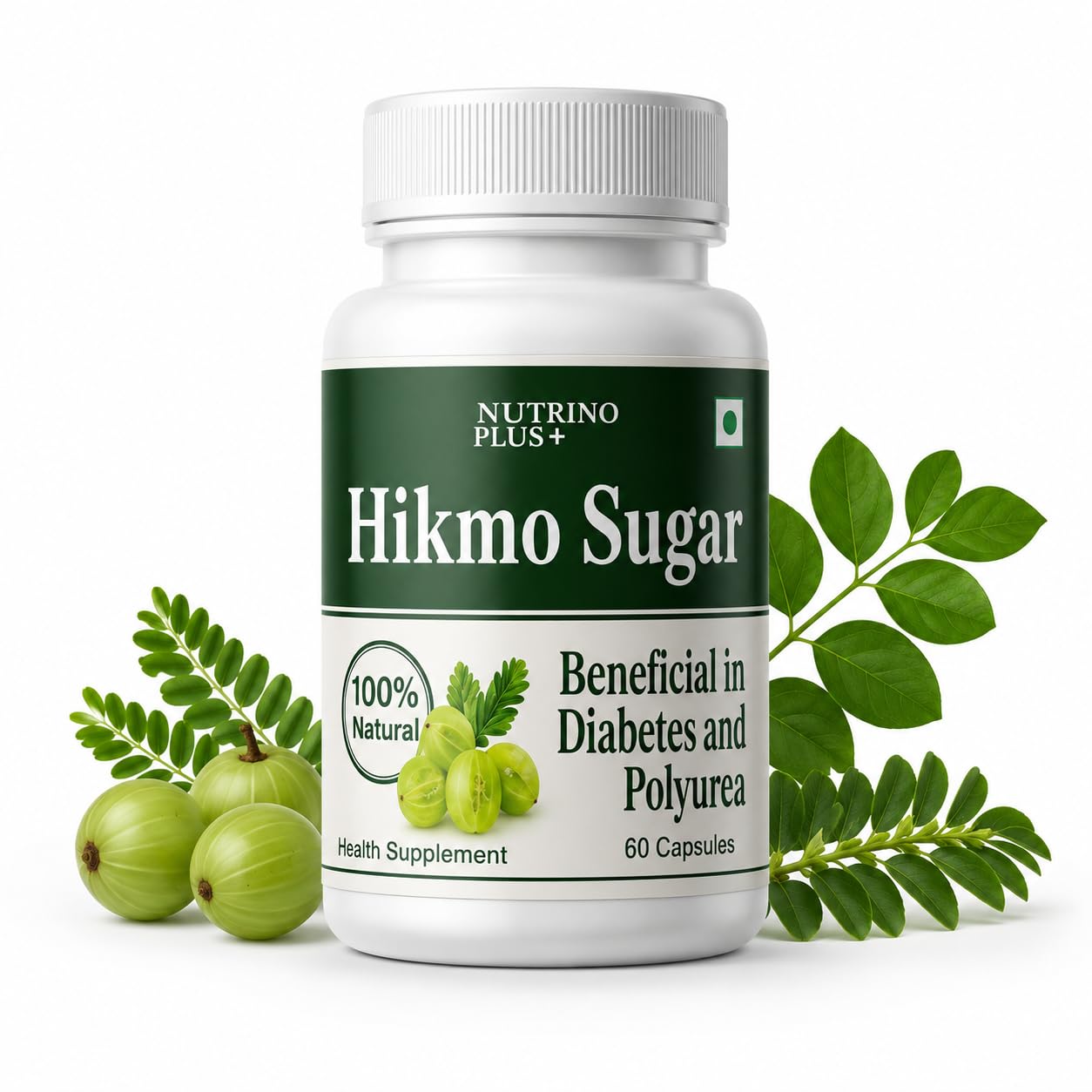 Hikmo Sugar Capsules | Amla-Based Blood Sugar & Metabolism Support (100% Natural)